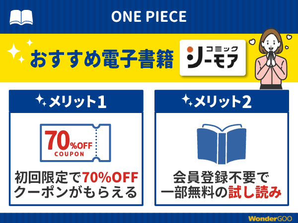『ONE PIECE』漫画が無料で読める電子書籍・マンガアプリ